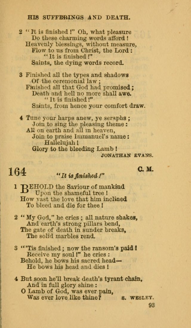 The Canadian Baptist Hymn Book page 93