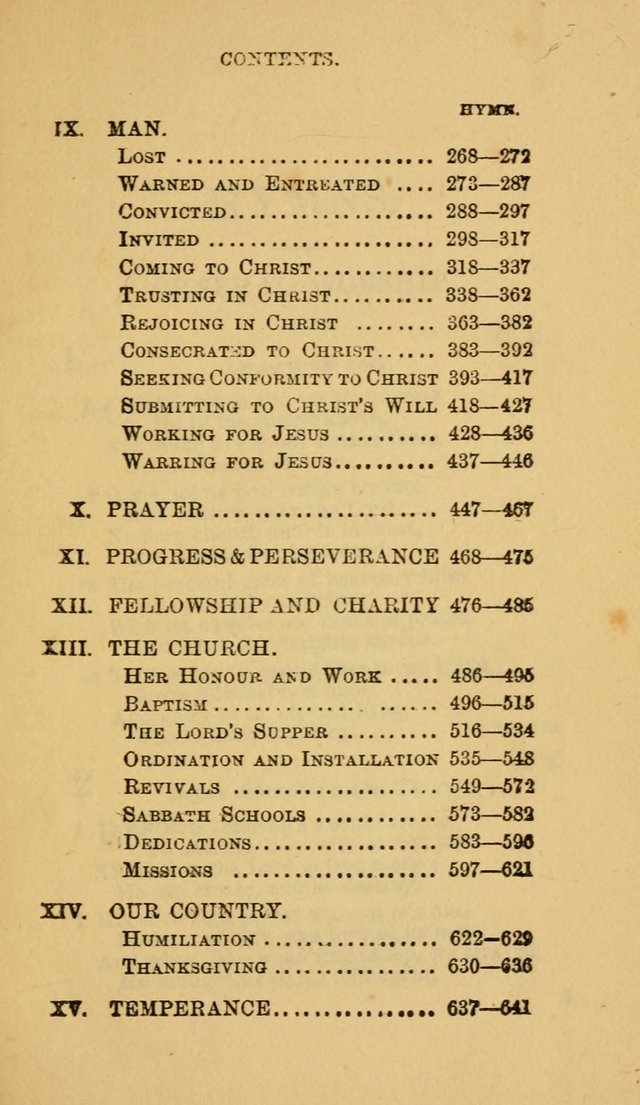 The Canadian Baptist Hymn Book page xii