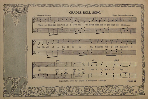 Carols: a Book of Songs and Services for the Beginners and Primary Grades of the Sunday School page 17