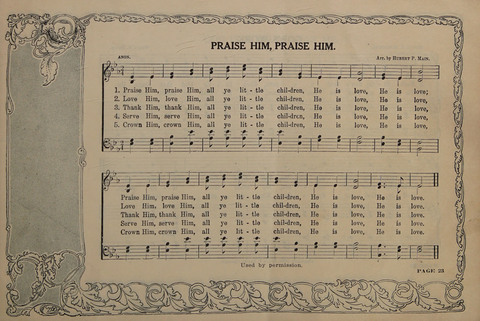 Carols: a Book of Songs and Services for the Beginners and Primary Grades of the Sunday School page 23