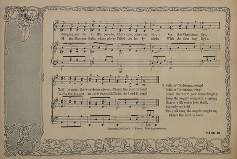 Carols: a Book of Songs and Services for the Beginners and Primary Grades of the Sunday School page 49