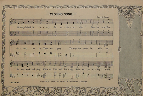 Carols: a Book of Songs and Services for the Beginners and Primary Grades of the Sunday School page 62