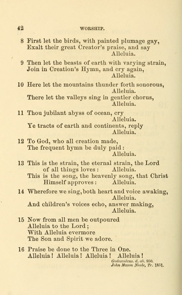 Church Book: for the use of Evangelical Lutheran congregations page 206