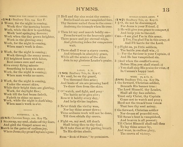 The Chautauqua Collection: a compilation of favorite Sunday school songs prepared for the use at the Chautatuqua Sunday School Teachers