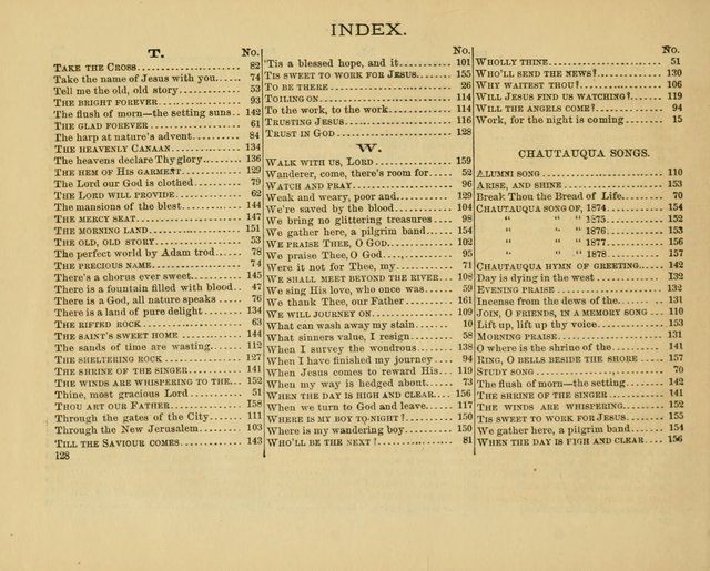 Chautauqua Carols: a collection of favorite songs suitable for all Sunday School services page 133