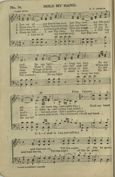 Carol Crown: for Sunday schools, revivals, singing schools, conventions page 74