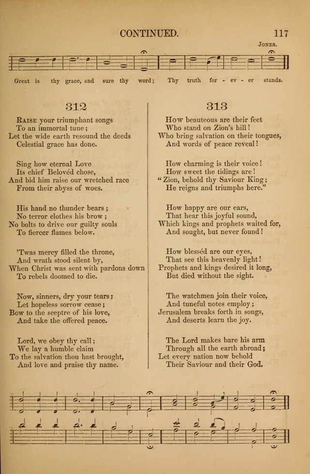 Church Choral-Book: containing tunes and hymns for congregational singing, and adapted to choirs and social worship page 117