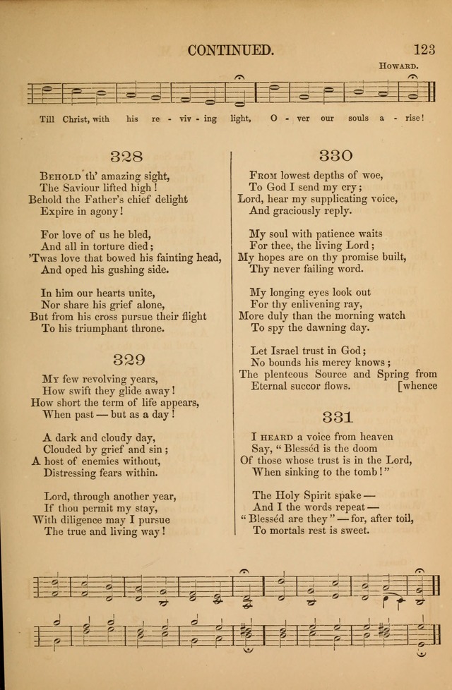 Church Choral-Book: containing tunes and hymns for congregational singing, and adapted to choirs and social worship page 123