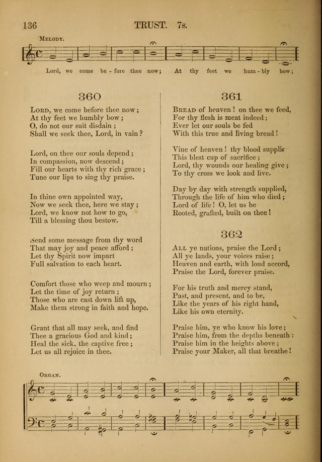 Church Choral-Book: containing tunes and hymns for congregational singing, and adapted to choirs and social worship page 136