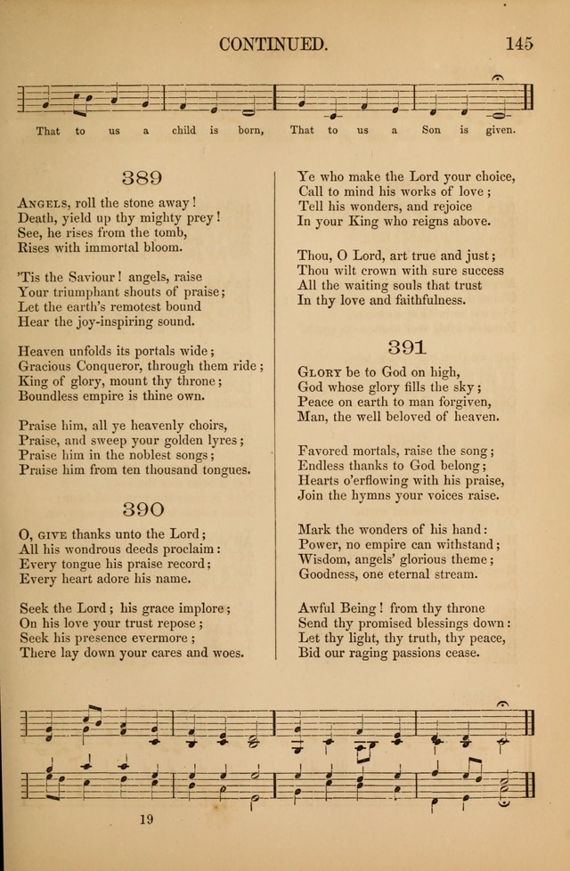 Church Choral-Book: containing tunes and hymns for congregational singing, and adapted to choirs and social worship page 145