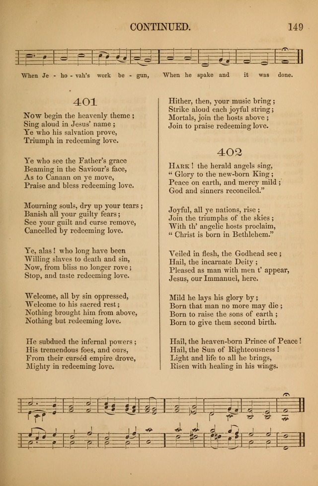 Church Choral-Book: containing tunes and hymns for congregational singing, and adapted to choirs and social worship page 149