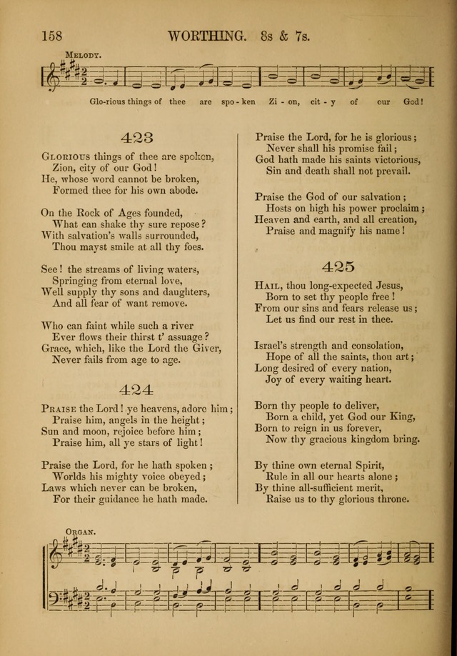 Church Choral-Book: containing tunes and hymns for congregational singing, and adapted to choirs and social worship page 158