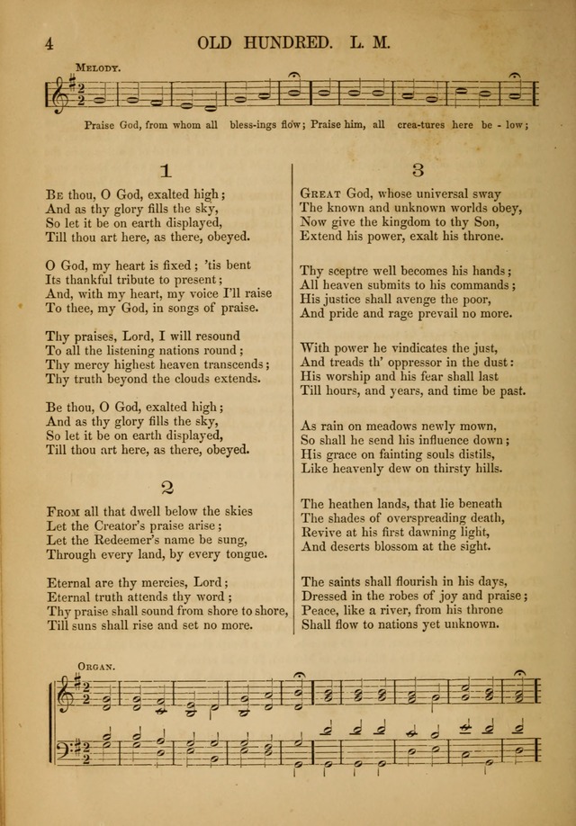 Church Choral-Book: containing tunes and hymns for congregational singing, and adapted to choirs and social worship page 4