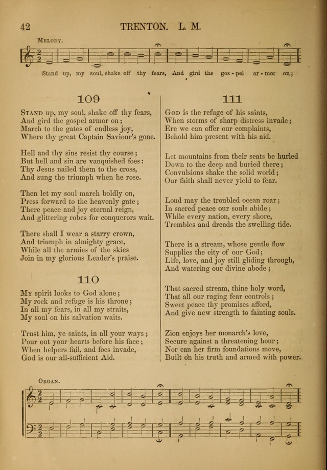 Church Choral-Book: containing tunes and hymns for congregational singing, and adapted to choirs and social worship page 42