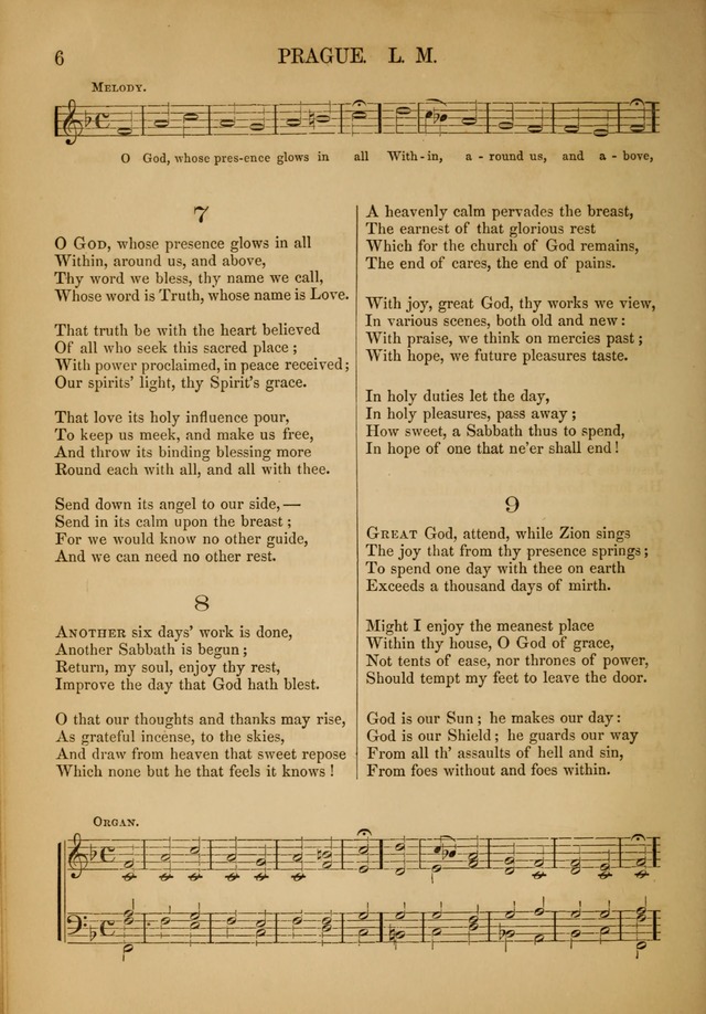 Church Choral-Book: containing tunes and hymns for congregational singing, and adapted to choirs and social worship page 6