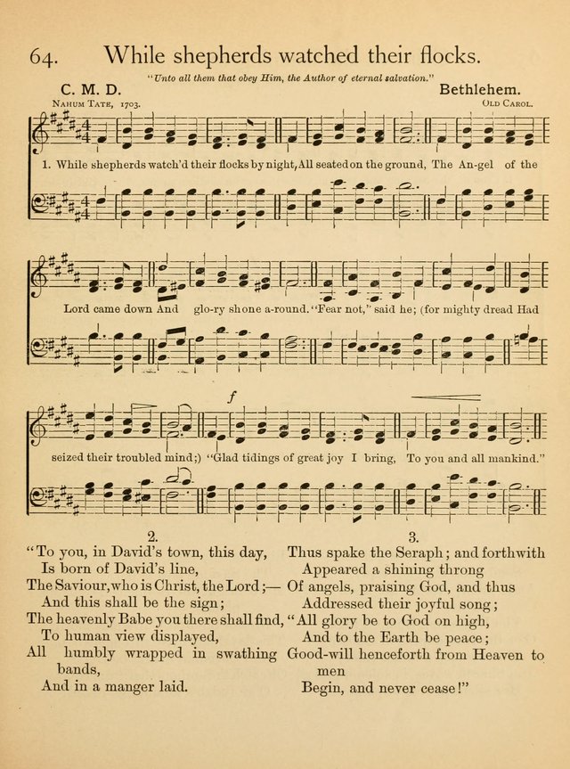 Christian Chorals: for the Chapel and Fireside page 64