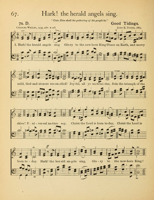 Christian Chorals: for the Chapel and Fireside page 67