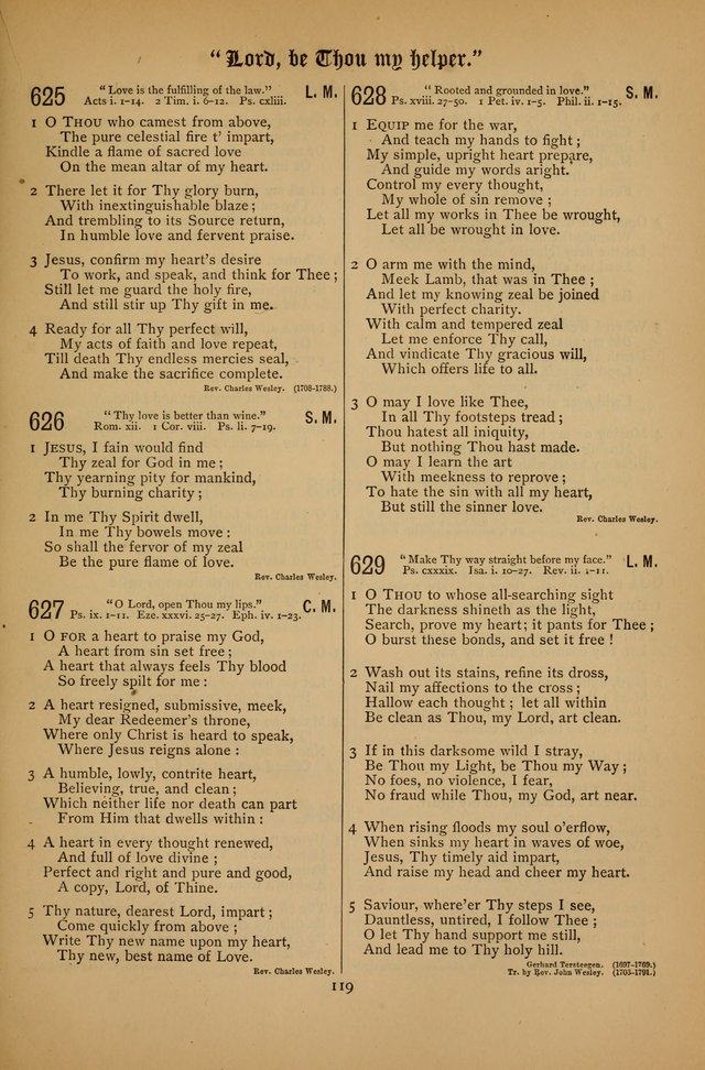 The Clifton Chapel Collection of "Psalms, Hymns, and Spiritual Songs": for public, social and family worship and private devotions at the Sanitarium, Clifton Springs, N. Y. page 119