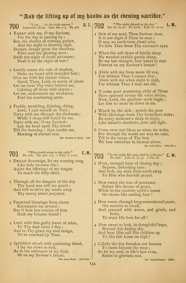 The Clifton Chapel Collection of "Psalms, Hymns, and Spiritual Songs": for public, social and family worship and private devotions at the Sanitarium, Clifton Springs, N. Y. page 134