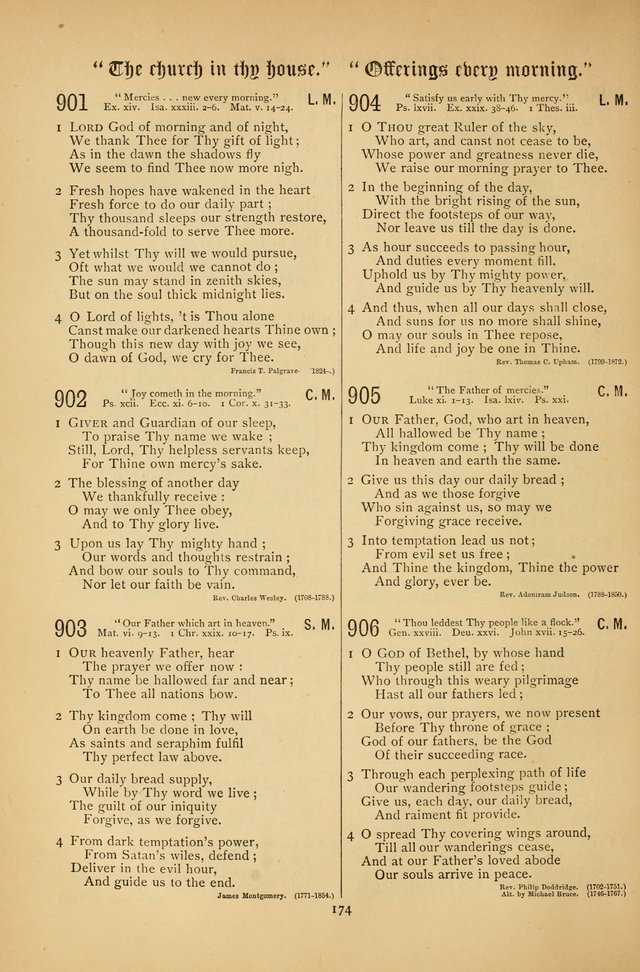 The Clifton Chapel Collection of "Psalms, Hymns, and Spiritual Songs": for public, social and family worship and private devotions at the Sanitarium, Clifton Springs, N. Y. page 174