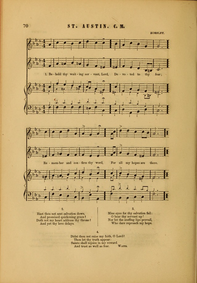 Church Chorals and Choir Studies page 70