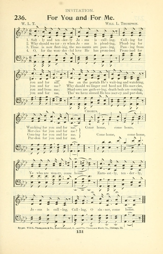 The Christian Church Hymnal page 222