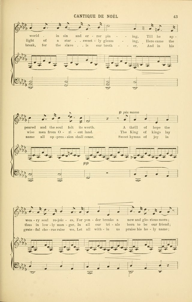 Christmas Carols and Hymns: for school and choir page 43