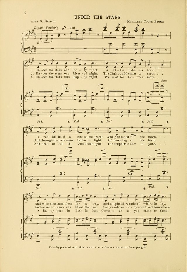 Christmas Carols and Hymns: for school and choir page 6