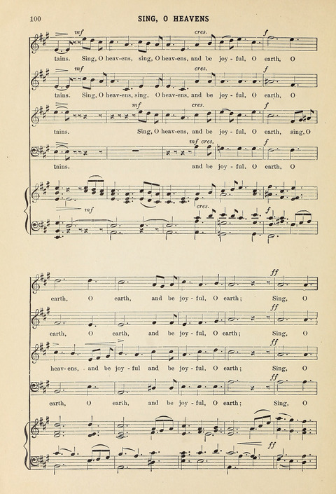 Christmas Carols and Hymns: for school and choir page 100