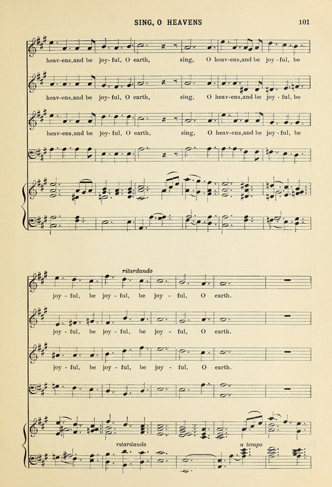 Christmas Carols and Hymns: for school and choir page 101