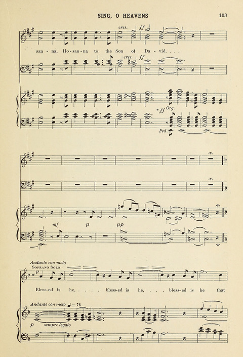 Christmas Carols and Hymns: for school and choir page 103