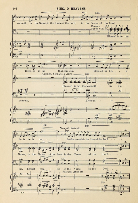 Christmas Carols and Hymns: for school and choir page 104