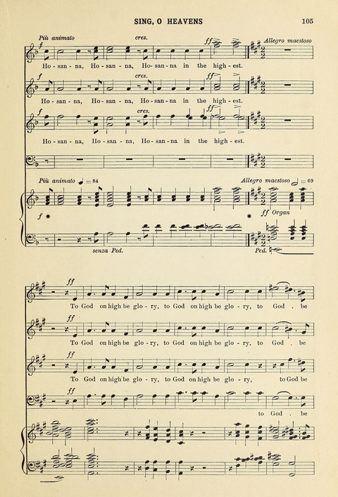 Christmas Carols and Hymns: for school and choir page 105