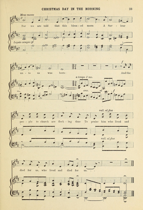 Christmas Carols and Hymns: for school and choir page 23