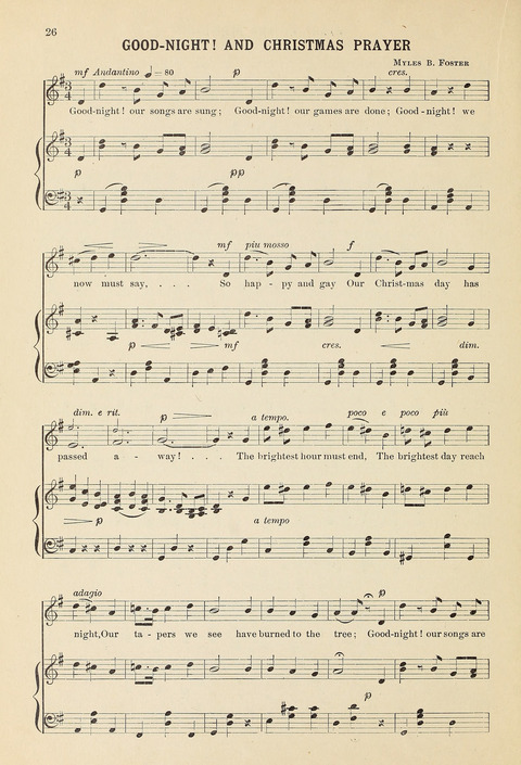 Christmas Carols and Hymns: for school and choir page 26