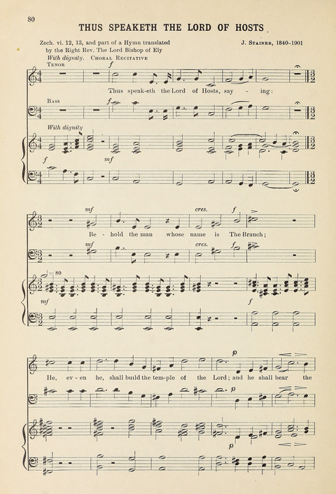 Christmas Carols and Hymns: for school and choir page 80