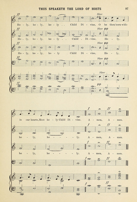 Christmas Carols and Hymns: for school and choir page 87