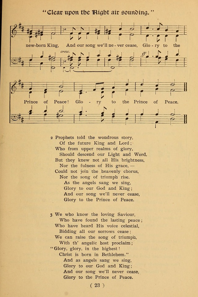 Christmas Carols and Hymns for Children: set to music by the Rev. J. S. B. Hodges, S.T.D. page 28