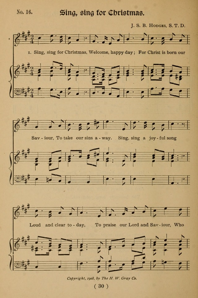 Christmas Carols and Hymns for Children: set to music by the Rev. J. S. B. Hodges, S.T.D. page 35