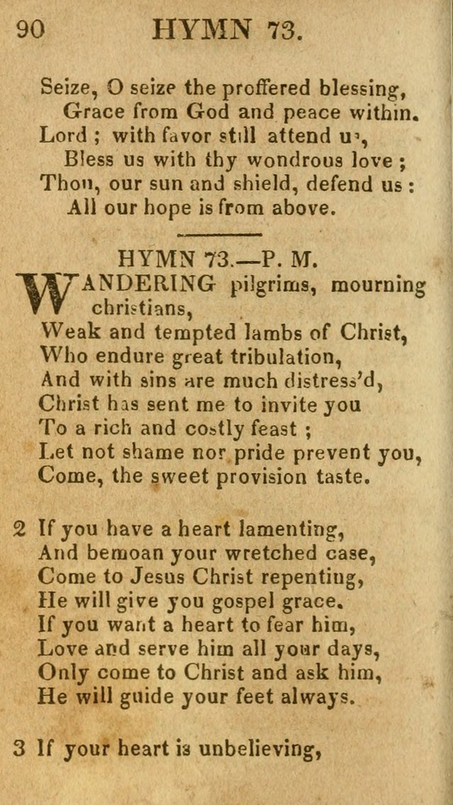 A Choice Collection of Hymns, and Spiritual Songs, designed for the devotions of Israel, in prayer, conference, and camp-meetings...(2nd ed.) page 101