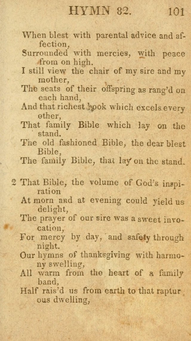 A Choice Collection of Hymns, and Spiritual Songs, designed for the devotions of Israel, in prayer, conference, and camp-meetings...(2nd ed.) page 112
