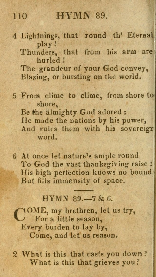 A Choice Collection of Hymns, and Spiritual Songs, designed for the devotions of Israel, in prayer, conference, and camp-meetings...(2nd ed.) page 121