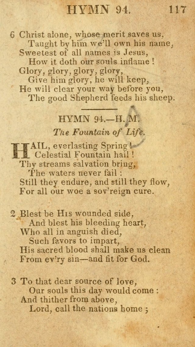 A Choice Collection of Hymns, and Spiritual Songs, designed for the devotions of Israel, in prayer, conference, and camp-meetings...(2nd ed.) page 128