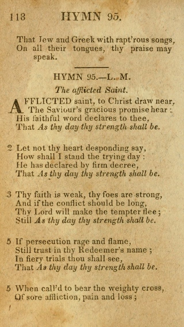 A Choice Collection of Hymns, and Spiritual Songs, designed for the devotions of Israel, in prayer, conference, and camp-meetings...(2nd ed.) page 129