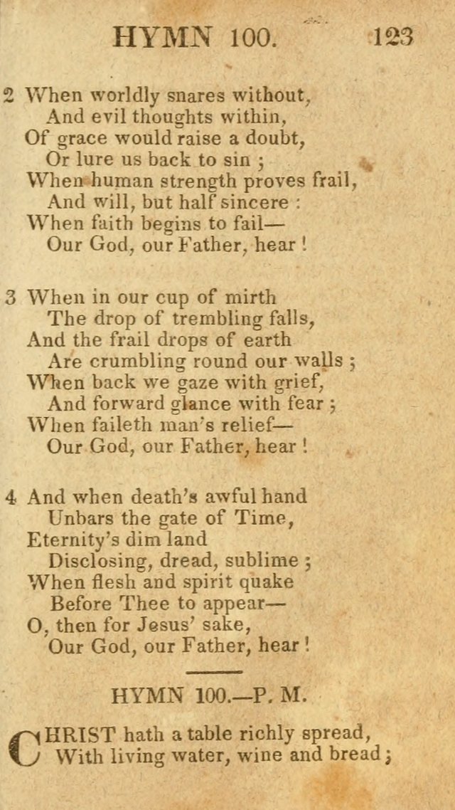 A Choice Collection of Hymns, and Spiritual Songs, designed for the devotions of Israel, in prayer, conference, and camp-meetings...(2nd ed.) page 134