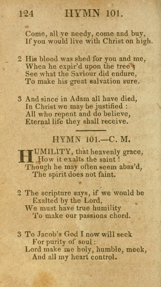 A Choice Collection of Hymns, and Spiritual Songs, designed for the devotions of Israel, in prayer, conference, and camp-meetings...(2nd ed.) page 135