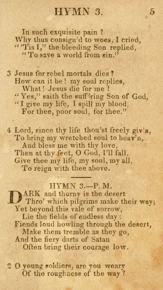 A Choice Collection of Hymns, and Spiritual Songs, designed for the devotions of Israel, in prayer, conference, and camp-meetings...(2nd ed.) page 16