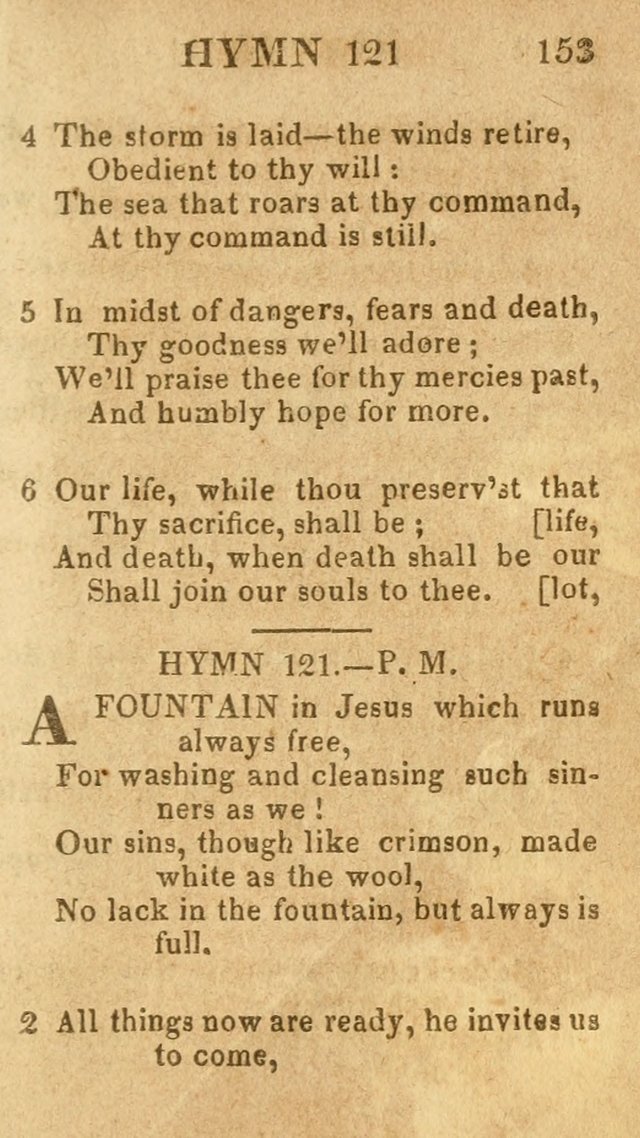 A Choice Collection of Hymns, and Spiritual Songs, designed for the devotions of Israel, in prayer, conference, and camp-meetings...(2nd ed.) page 164