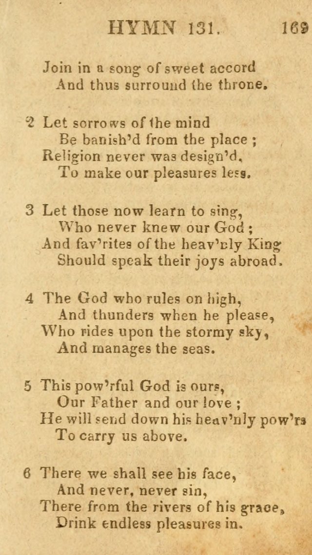 A Choice Collection of Hymns, and Spiritual Songs, designed for the devotions of Israel, in prayer, conference, and camp-meetings...(2nd ed.) page 180