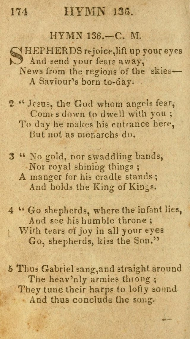 A Choice Collection of Hymns, and Spiritual Songs, designed for the devotions of Israel, in prayer, conference, and camp-meetings...(2nd ed.) page 185